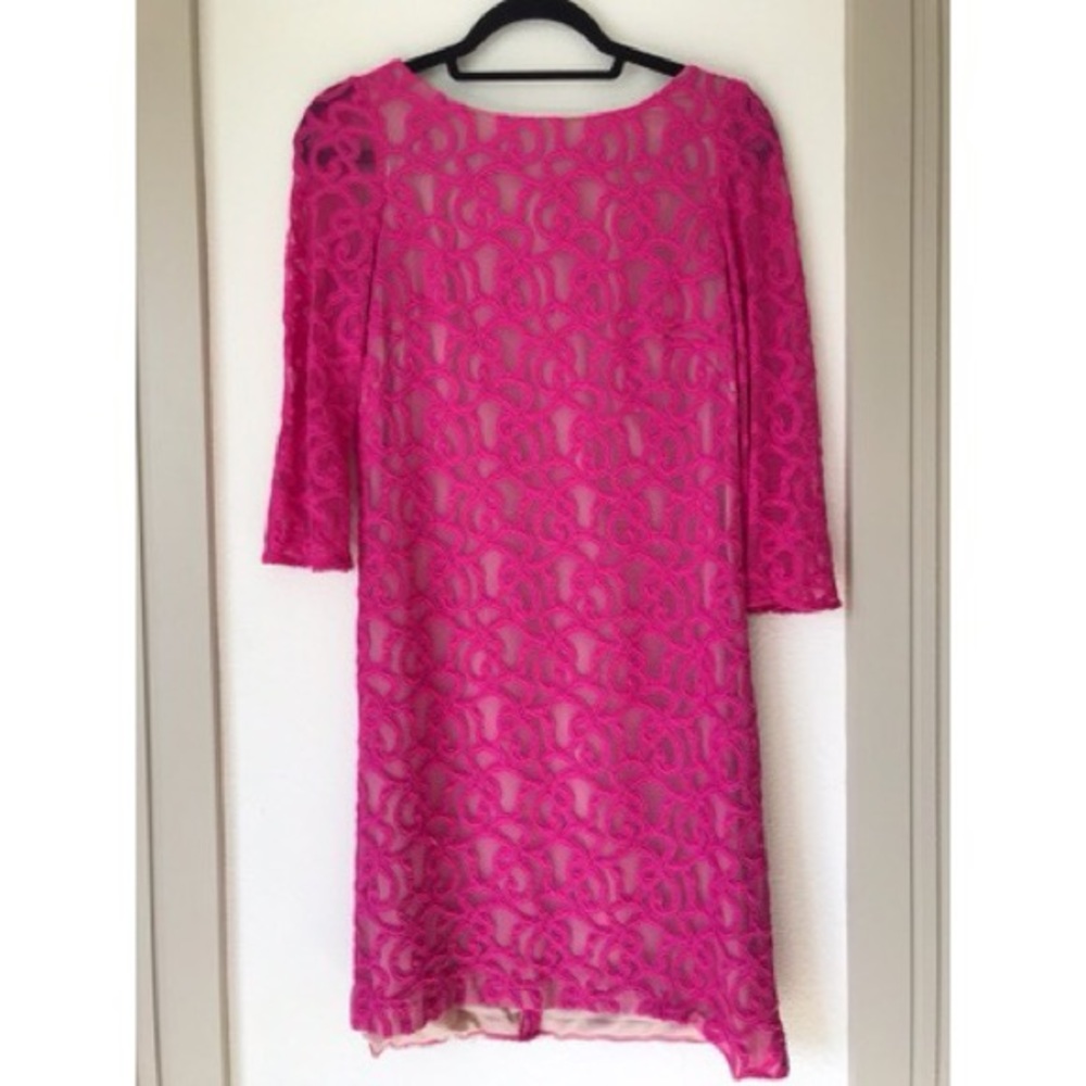 Pink Lace shift dress